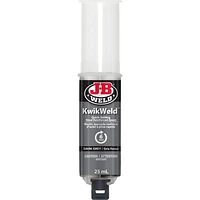 J-B Weld KwikWeld Syringe 25mL, Fast setting epoxy syringe