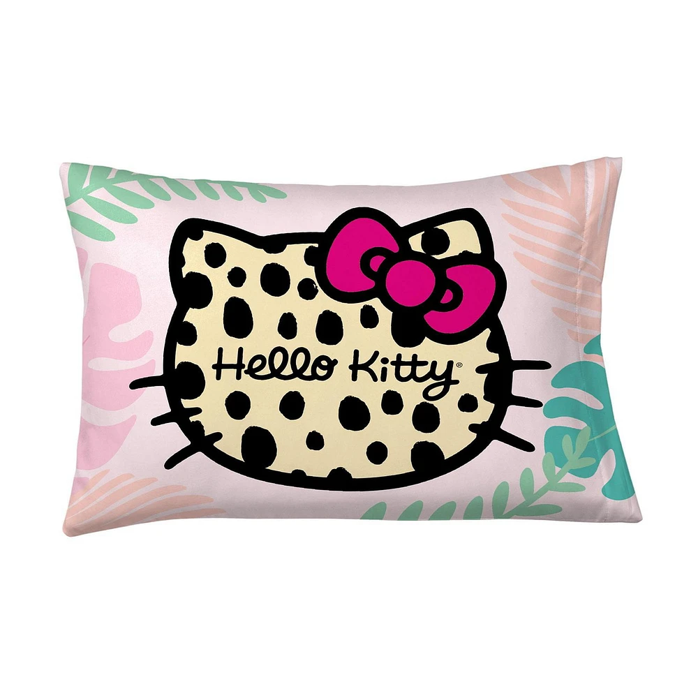 Hello Kitty "Wild Jungle" Pillowcase, Hello Kitty Pillowcase