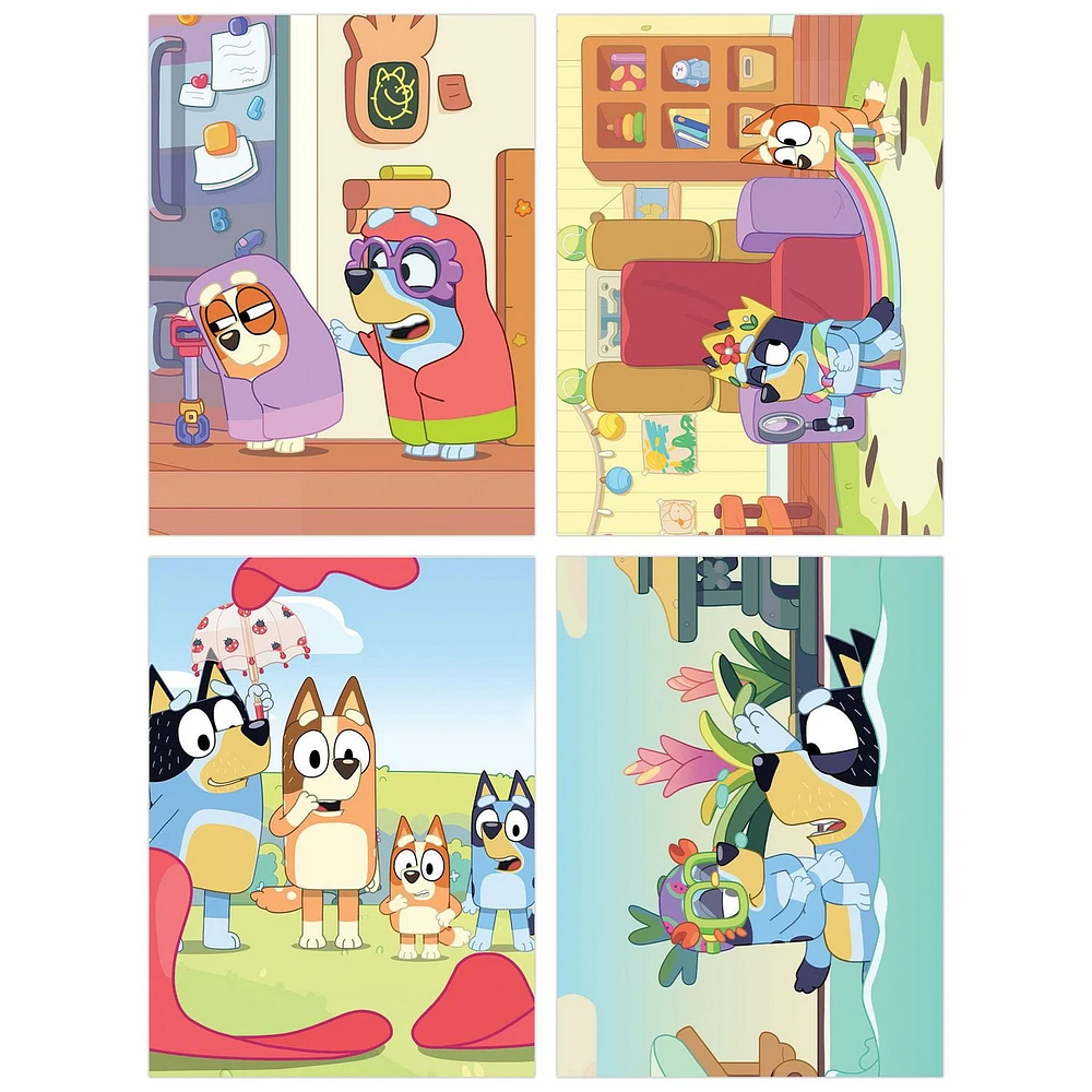 Bluey - Bandit and Chilli Adventures - Sticker Puzzle Pack Sticker Puzzle Pack,