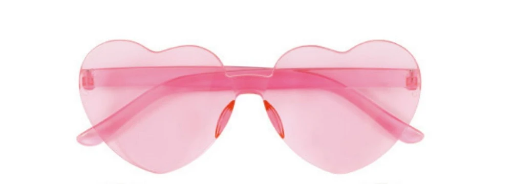 Heart Shaped Novelty Glasses, 3 pack