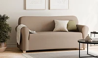 SmartFit Pixel Soft Stretch Furniture Slipcover, Made of 20% Recycled Fabric, Easy to apply