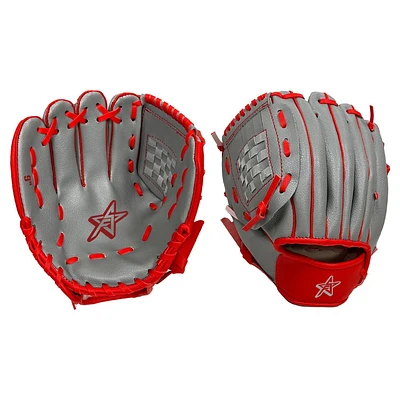 Future Stars Baseball / Tee-Ball 9" Glove - Right Hand Catch - Red