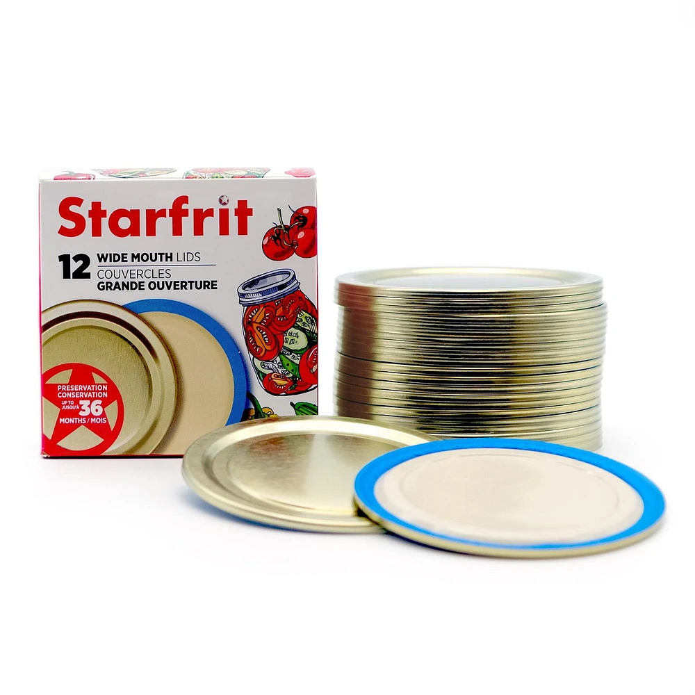 Starfrit wide mouth canning band and lid