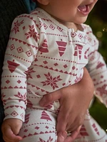 Carter's Child of Mine Baby Neutral Holiday Fair Isle Sleep n' Play Set Sizes Preemie-6/9M, Preemie - 6/9 Months