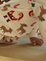 Carter's Child of Mine Baby Neutral Santa Sleep n' Play Sizes Preemie-6/9M, Preemie - 6/9 Months
