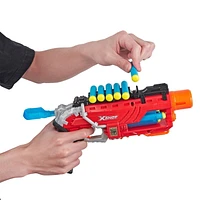 X-Shot Dino Attack Dino Striker Foam Dart Blaster, (16 Darts, 4 Eggs) by ZURU