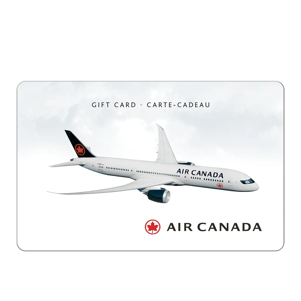 Air Canada $100 eCarte-Cadeau (Livraison par e-mail)