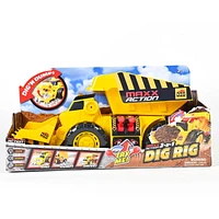 Maxx Action 2-N-1 Dig Rig, Dump Truck and Front End Loader