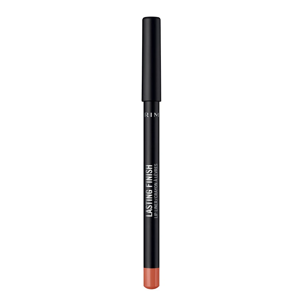 Rimmel Crayon à lèvres Lasting Finish, longue tenue, texture douce et crémeuse, empêche la couleur de filer, 100% Sans Cruauté Crayon à lèvres longue durée