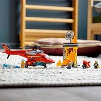 LEGO City Fire Rescue Helicopter 60281 Toy Building Kit (212 Pieces)