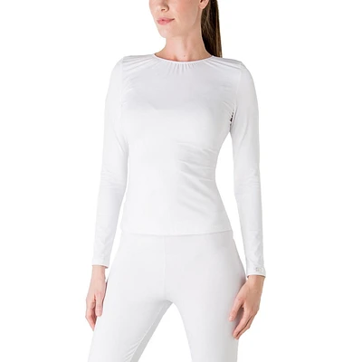 Elita Women's Microfiber Thermal Long Sleeve Crew Neck Shirt