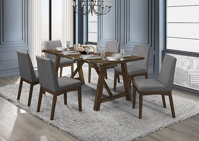 Topline Home Furnishings Solid Wood 5pc Dining Set