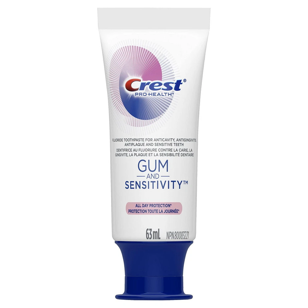 Crest Gum and Sensitivity, Sensitive Toothpaste All Day Protection, 63 mL