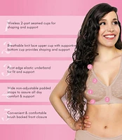 Exquisite Form #9600565 FULLY Soutien-gorge de posture à couverture complète, sans armature, fermeture sur le devant