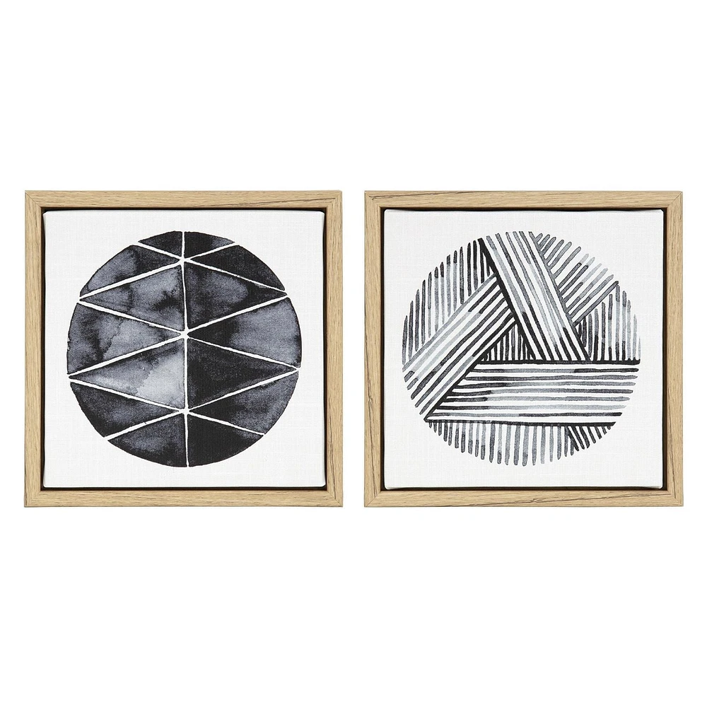 Hometrends Sylvester Celestial 2pc Canvas Art Set