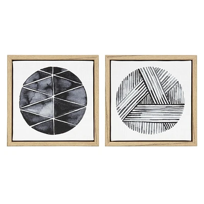 Hometrends Sylvester Celestial 2pc Canvas Art Set