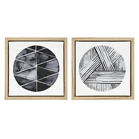 Hometrends Sylvester Celestial 2pc Canvas Art Set