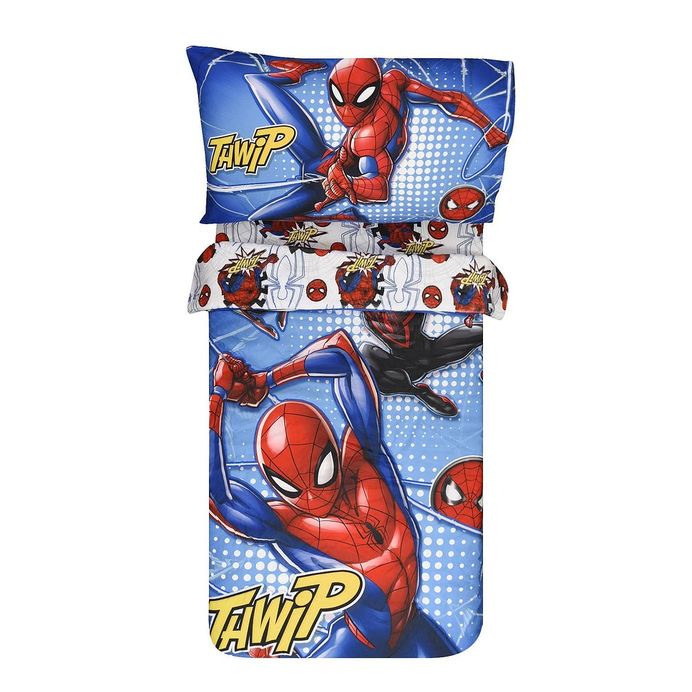 Marvel Spiderman 3-Piece Toddler Bedding Set