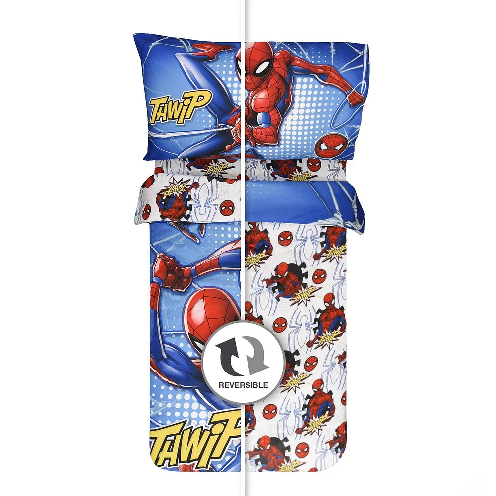 Marvel Spiderman 3-Piece Toddler Bedding Set