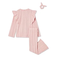 George Toddler Girls' Hacci 4-Piece Set, Sizes 2T-5T