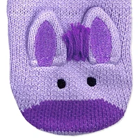 ZOOCCHINI - Baby Toddler Kids Girls Winter Knit Mittens Double Layer Fleece Lined