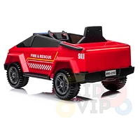 KidsVIP 12V  Fire Truck for Kids And Toddlers Ride On