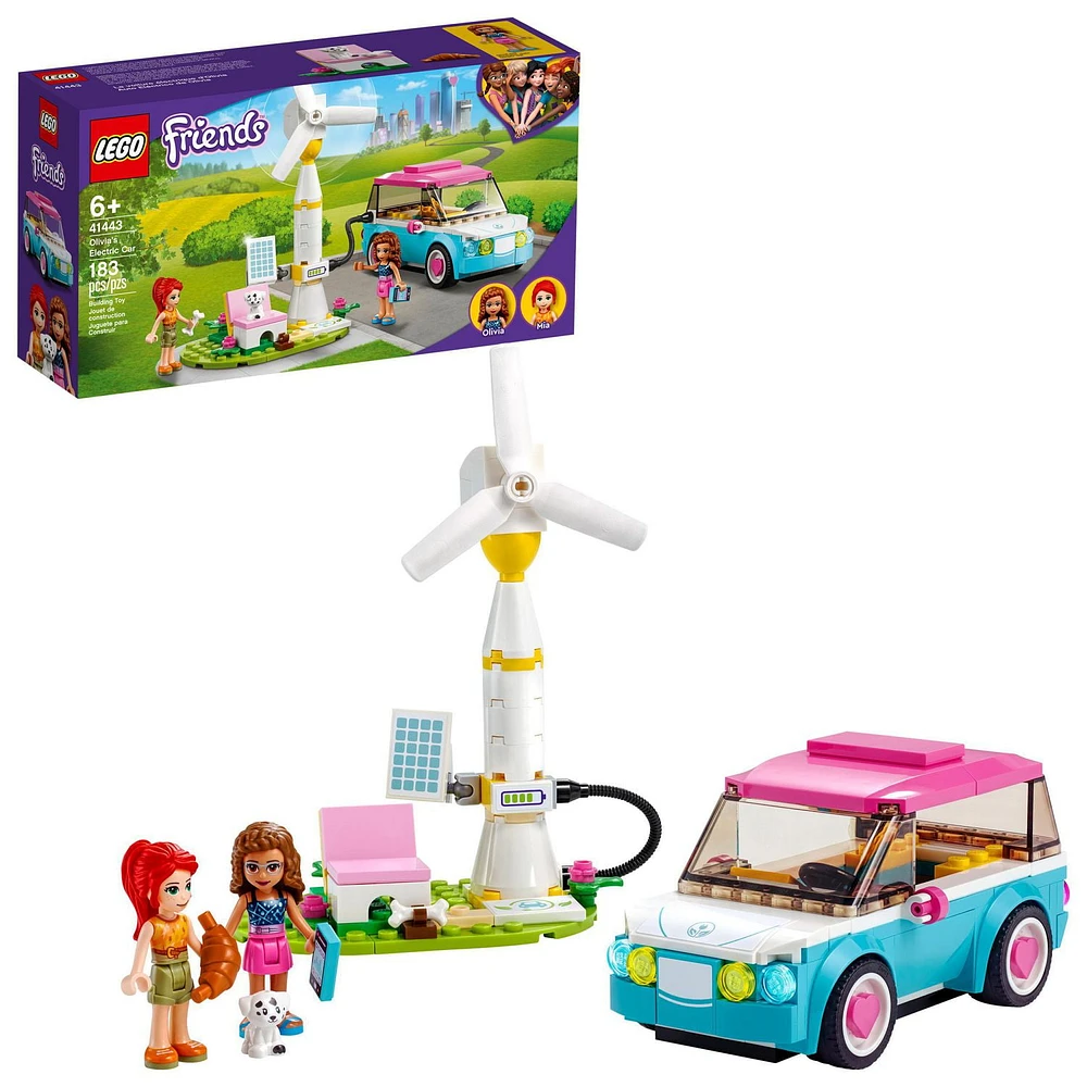 LEGO Friends Olivia's Electric Car 41443 Toy Building Kit (183 Pieces)