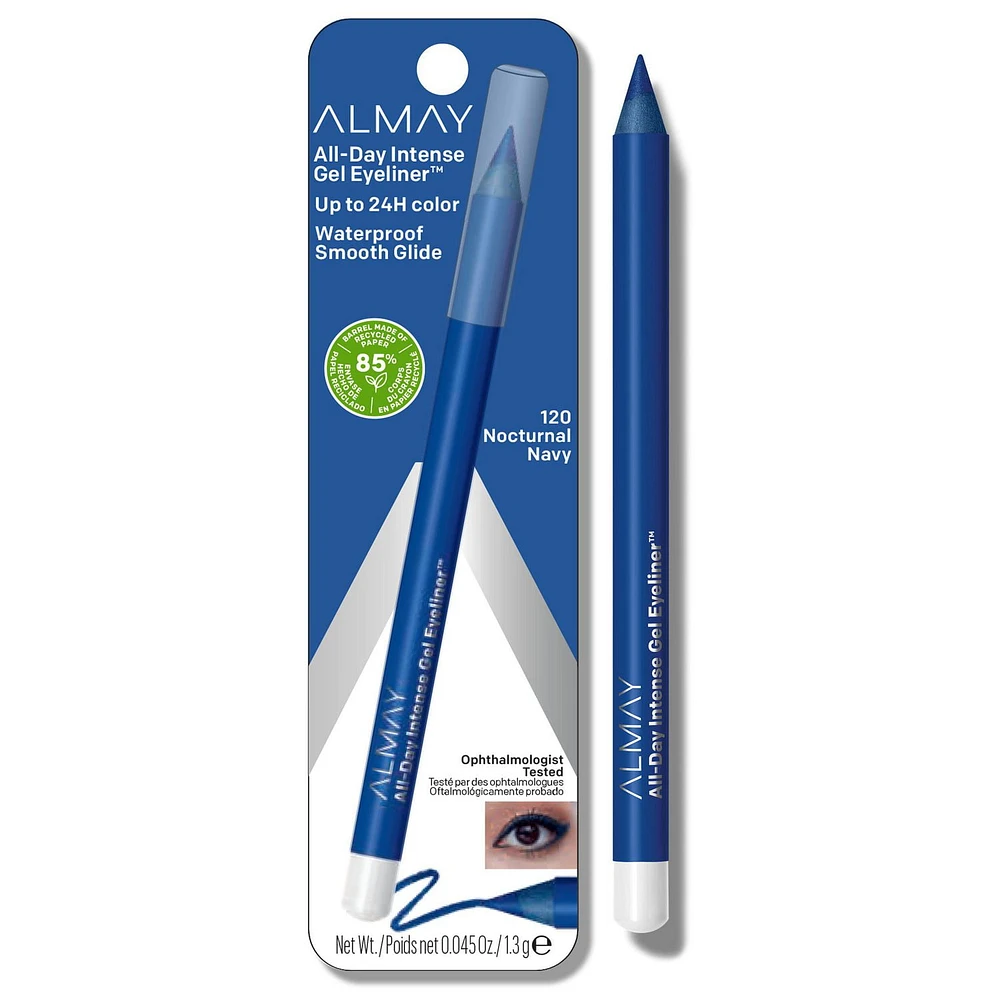 Almay Almay All-Day Intense Gel Eyeliner, 1.3g., 1 Gel Eyeliner, Liner Pencil, Long lasting, Waterproof