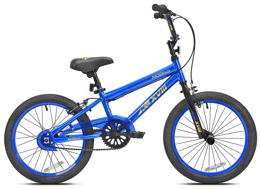 Movelo KJ XVIII 18" Boys BMX Bike- Blue