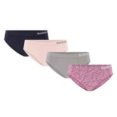 Paq. de 4 culottes bikini sans coutures Reebok pour dames