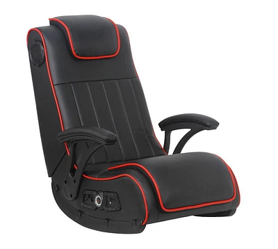 X Rocker Pro Series H4 2.1 double sans fil - Chaise de jeu à bascule au sol avec Bluetooth et connectivité sans fil