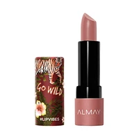 Almay Lip Vibes Hypoallergenic Cream Lipstick with Shea Butter, 1 Lipstick