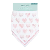 Aden + Anais Essentials 2-Pack Bandana Bibs - Piece of My Heart