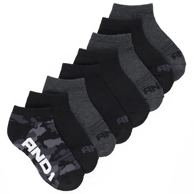 AND1 Boys' Low-Cut Socks 8-Pack