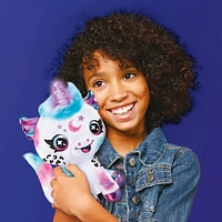 Air Brush Plush Cosmic Unicorn with Light up Horn