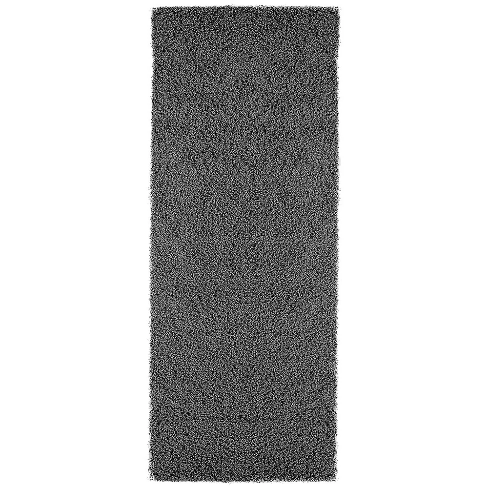 Ottomanson Non-Slip Rubberback Soft Shag Runner Rug for Hallway and Bathroom