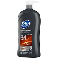 Dial for Men 3-in-1 Ultimate Clean Body+Hair+Face Wash, 946mL, Body Wash, 946mL