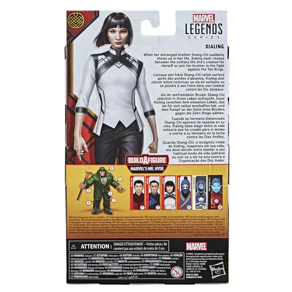 Hasbro Marvel Legends Series Shang-Chi And The Legend Of The Ten Rings 6-inch Collectible Xialing Action Figure Toy For Age 4 And Up