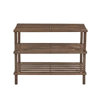 Mainstays 3-Tier Wood Shoe Rack, 3-Tier