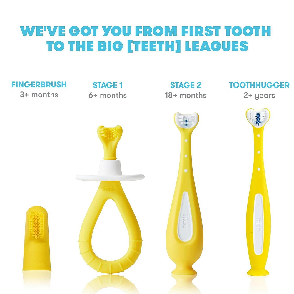 Frida Baby - SmileFrida Training Toothbrush for Toddlers Triple-Angle Toothhugger
