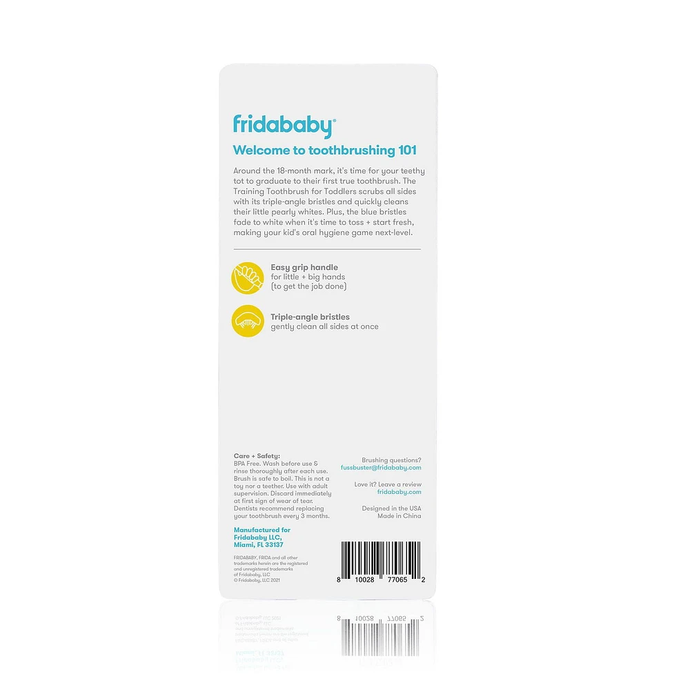 Frida Baby - SmileFrida Training Toothbrush for Toddlers Triple-Angle Toothhugger