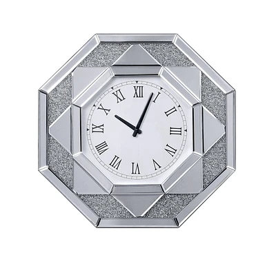 ACME Maita Wall Clock in Mirrored