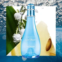 Davidoff Coffret Cadeau Cool Water pour femme, parfum floral, eau de toilette 50 ml, lotion pour le corps 50 ml et gel douche 50 ml