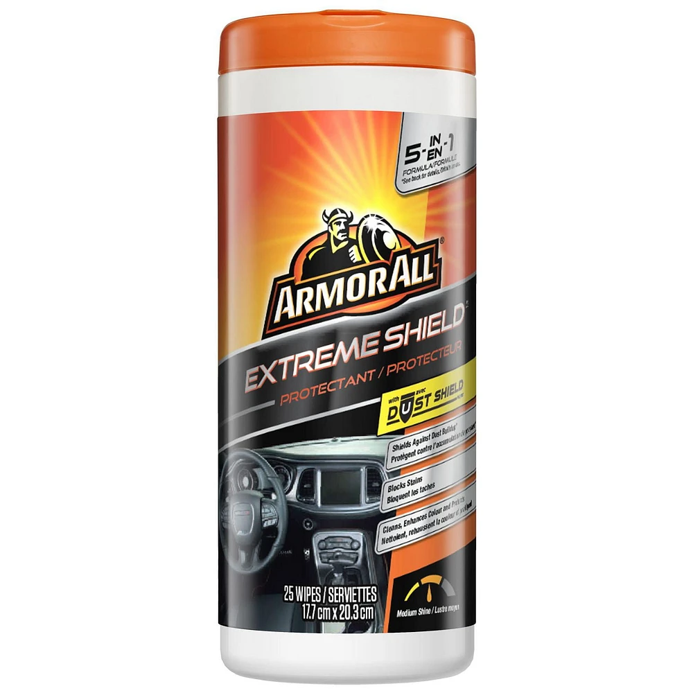 Armor All Extreme Shield Protectant Wipes (25 count), Protectant Wipes