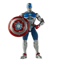 Hasbro Marvel Legends Series 6-inch Collectible Civil Warrior Action Figure Toy For Age 4 And Up With Shield Accessory