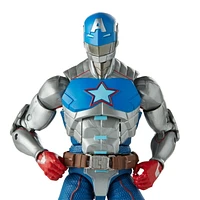 Hasbro Marvel Legends Series 6-inch Collectible Civil Warrior Action Figure Toy For Age 4 And Up With Shield Accessory