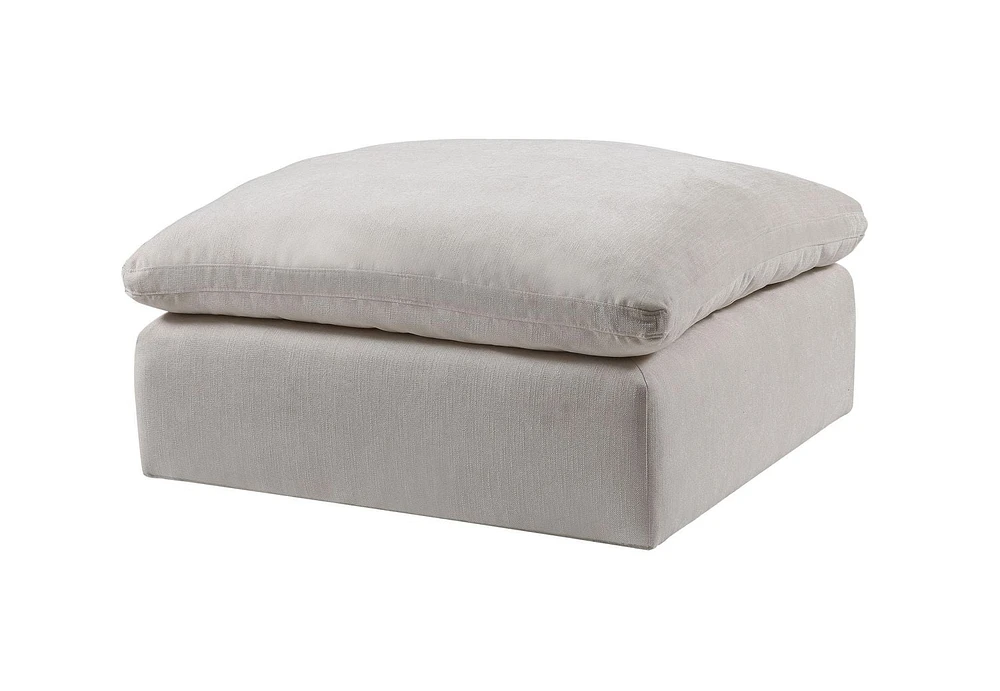 ACME Naveen Modular - Ottoman in Ivory Linen