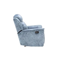 ACME Mariana Sofa (Motion) in Silver Blue Fabric