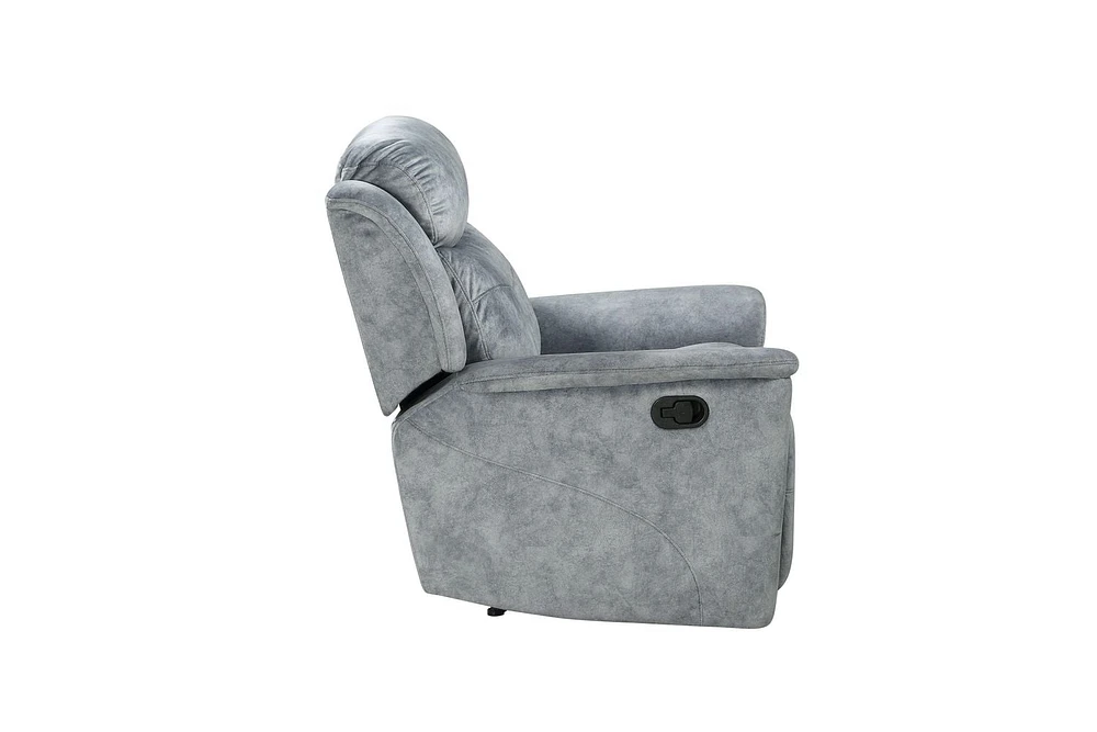 ACME Mariana Recliner  in Silver Gray Fabric