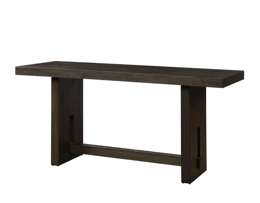 ACME Haddie Counter Height Table in Distressed Walnut